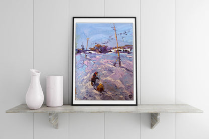Oil painting Winter 