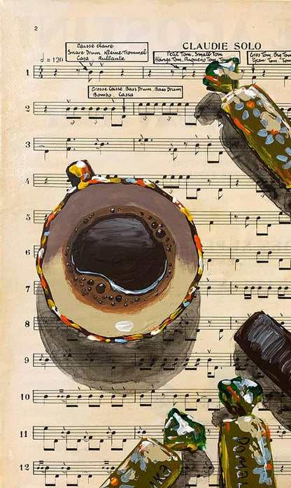 Acrylic painting Sweet Melody Olena Klimenko