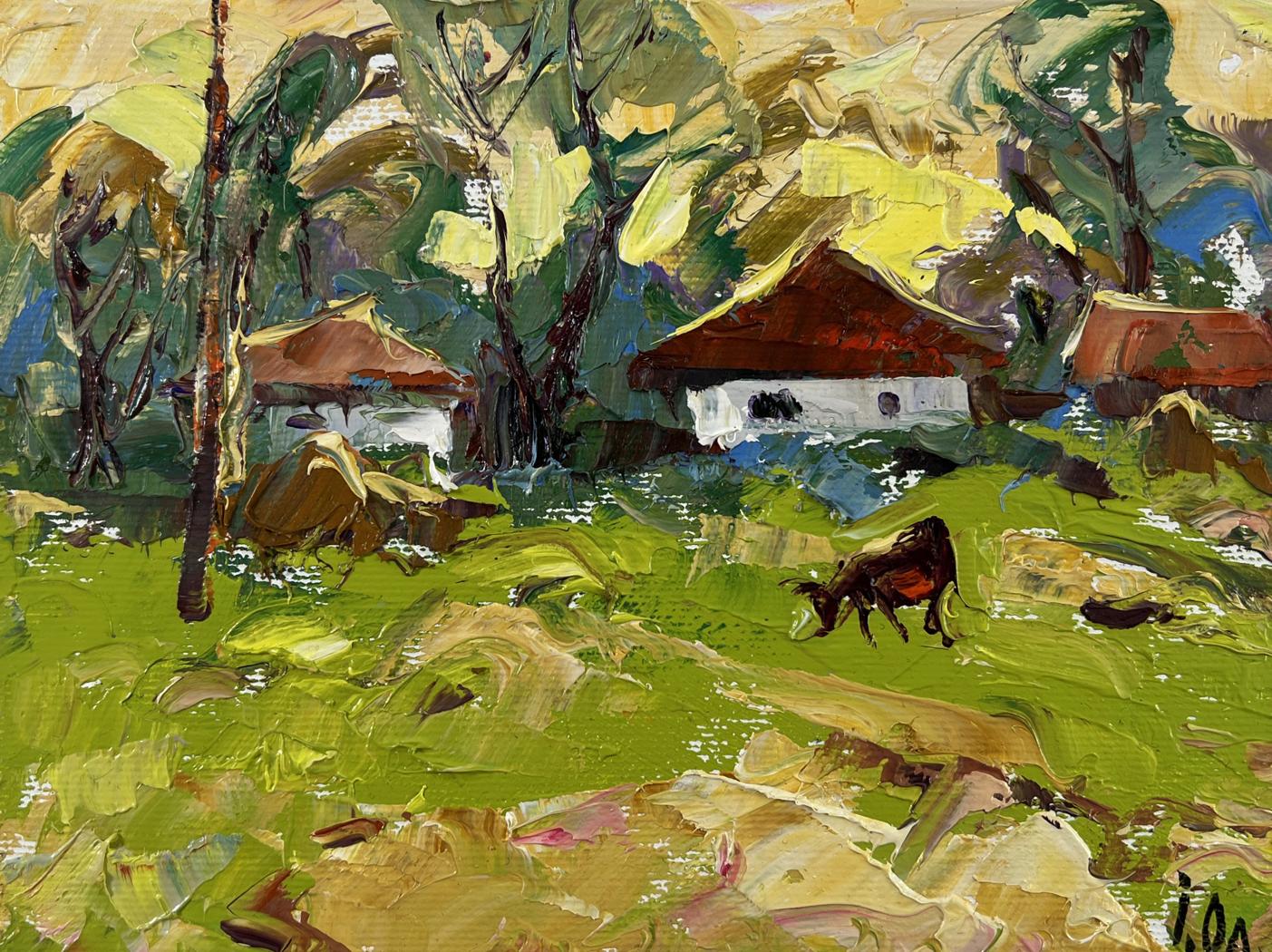 Vibrant impressionistic oil painting Whispers of the Morning by Oleksiy Ivanyuk