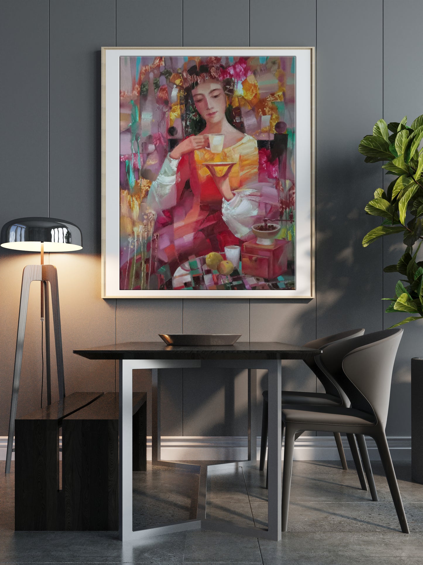 portrait painting room