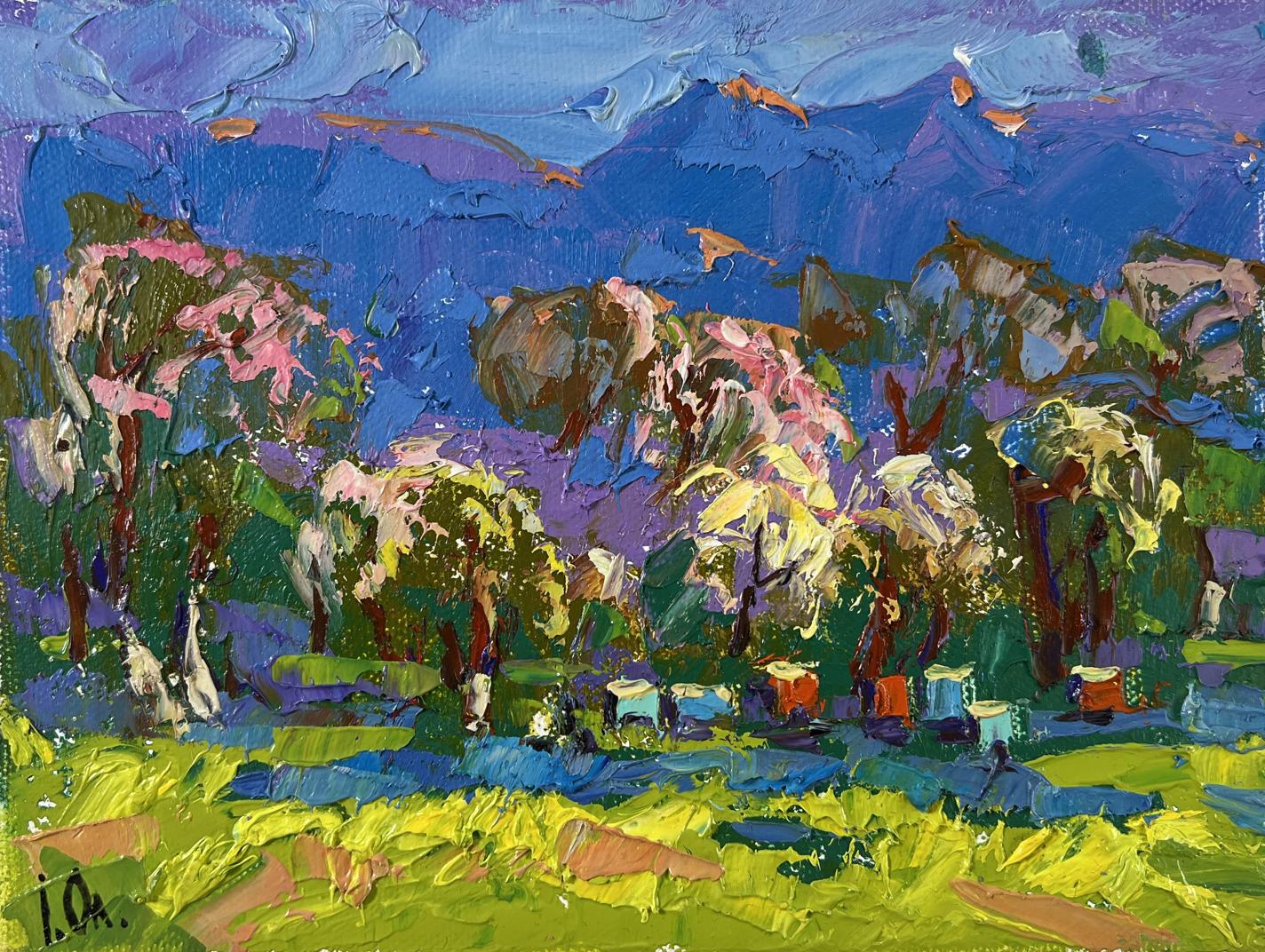Vibrant Spring in the Village oil painting by Oleksiy Ivanyuk