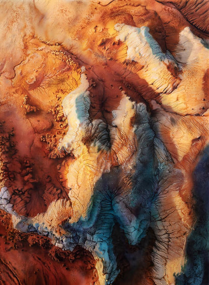 Acrylic painting Badlands With A View Johannes Wessmark