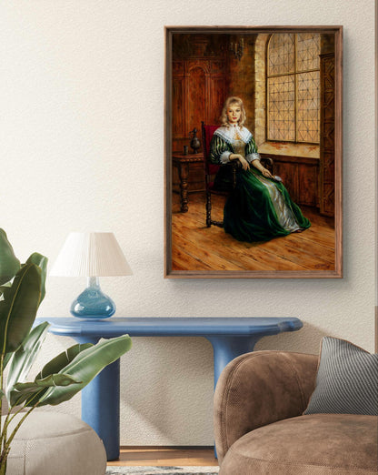Oil painting My strength is in my weakness by Valeriy Bulat portrait