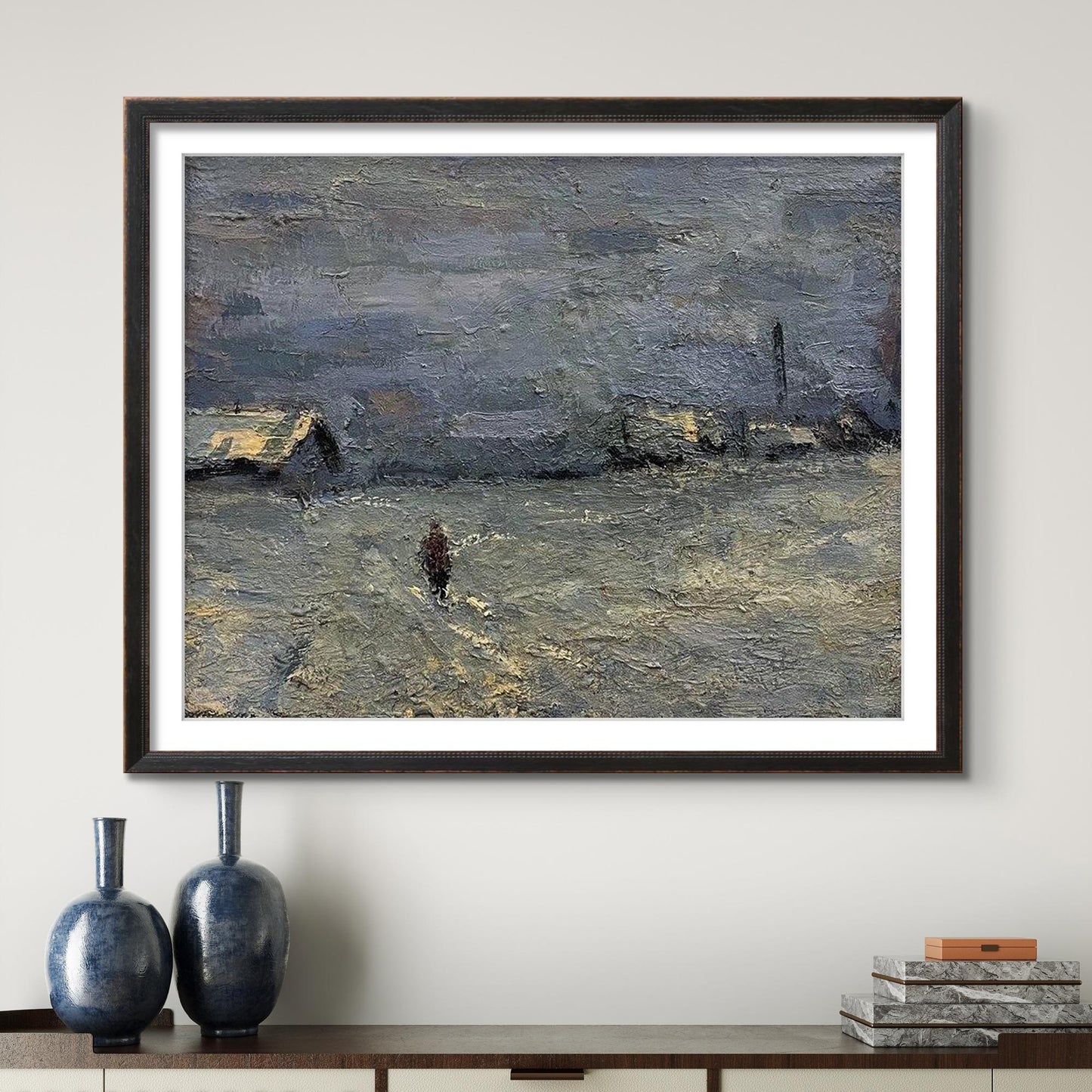 Oil painting village Volodymyr Pashchenko