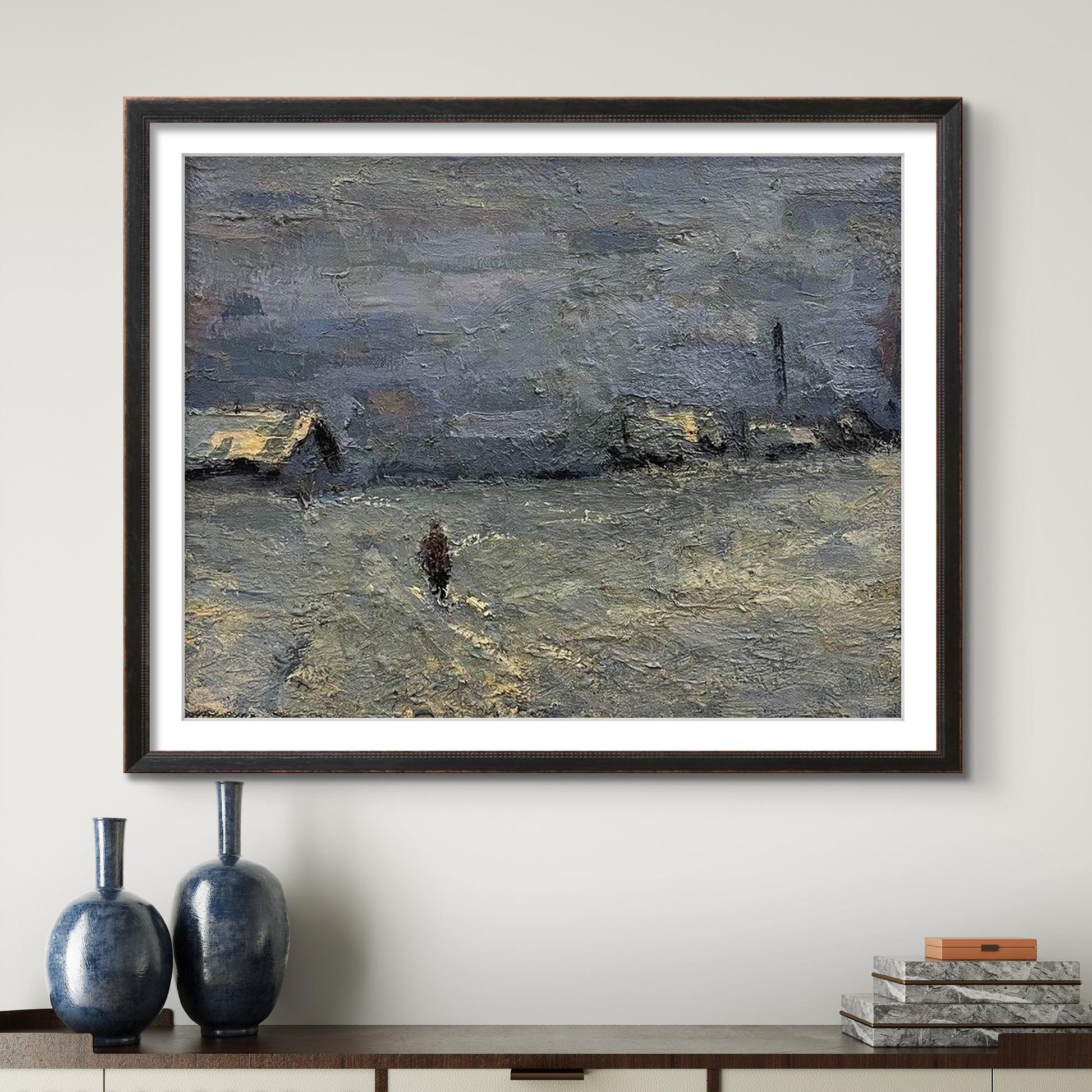 Oil painting village Volodymyr Pashchenko