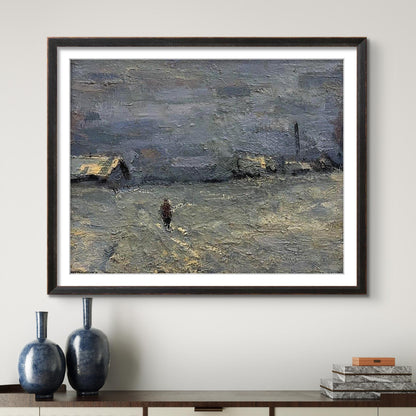 Oil painting village Volodymyr Pashchenko