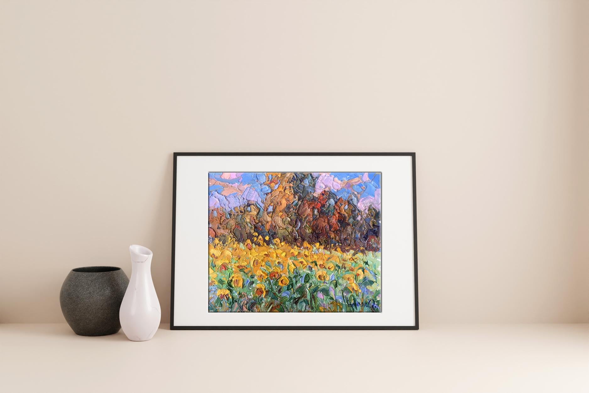 Golden sunflowers