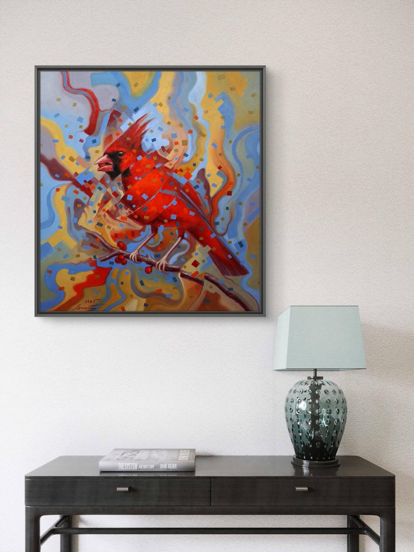 Oil painting Red Cardinal Sergey Voichenko