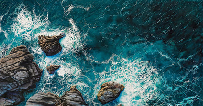 Acrylic painting Meeting Of Elements Johannes Wessmark