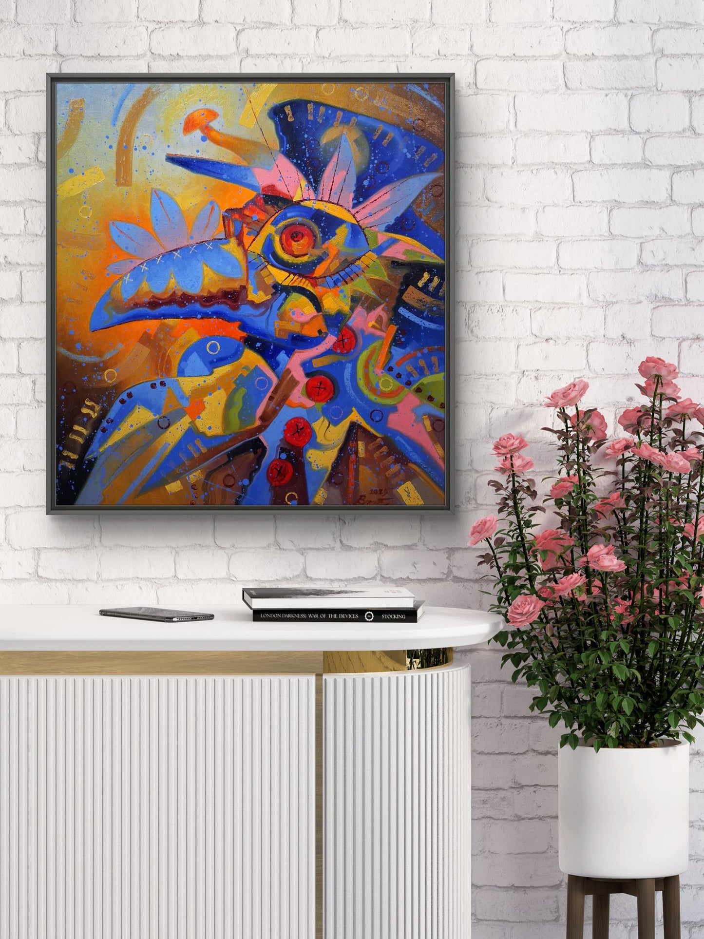 Oil painting Ultramarine Doctor Sergey Voichenko