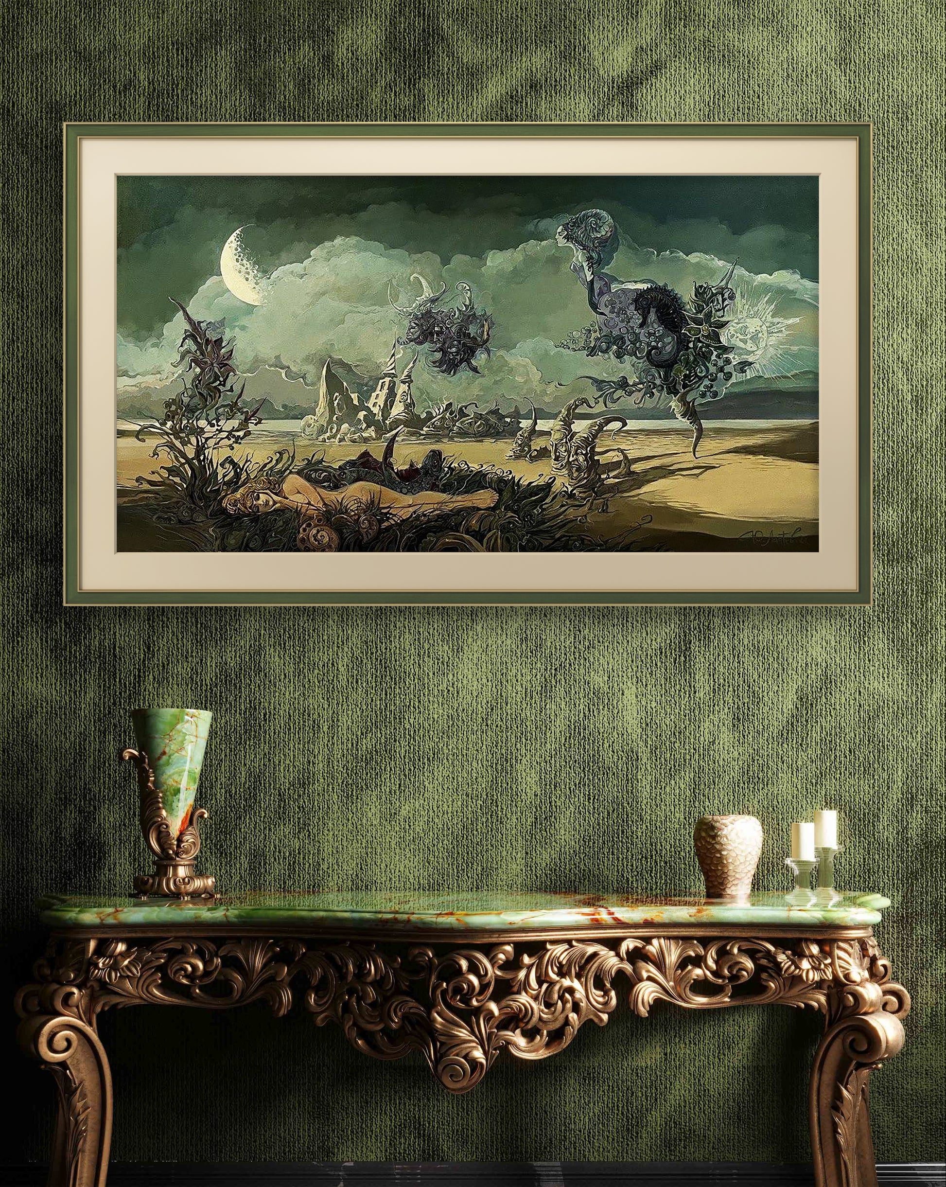 Oil painting fantasy Yuriy Laptev