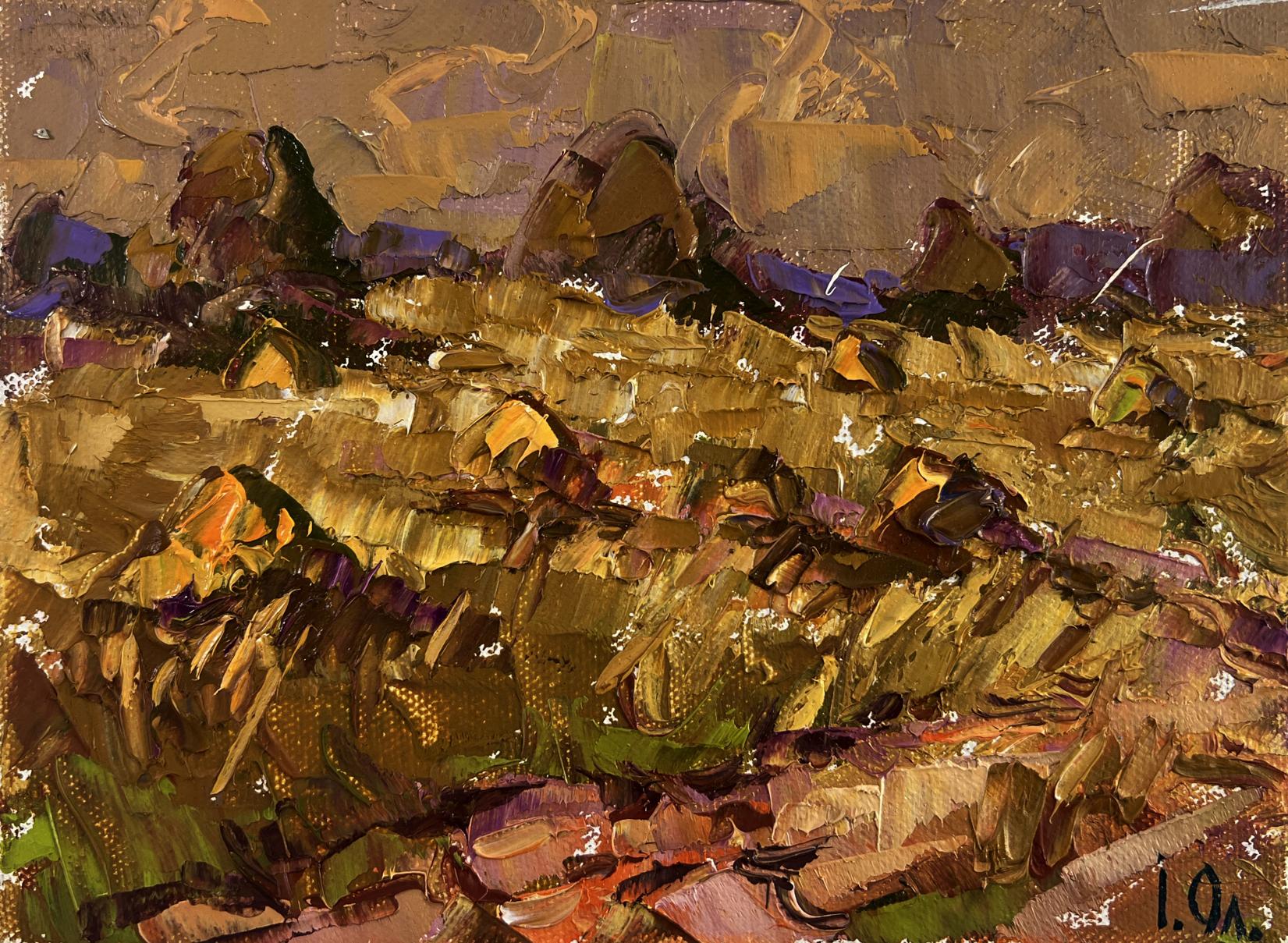 Oil painting A moment between light and darkness by Oleksiy Ivanyuk