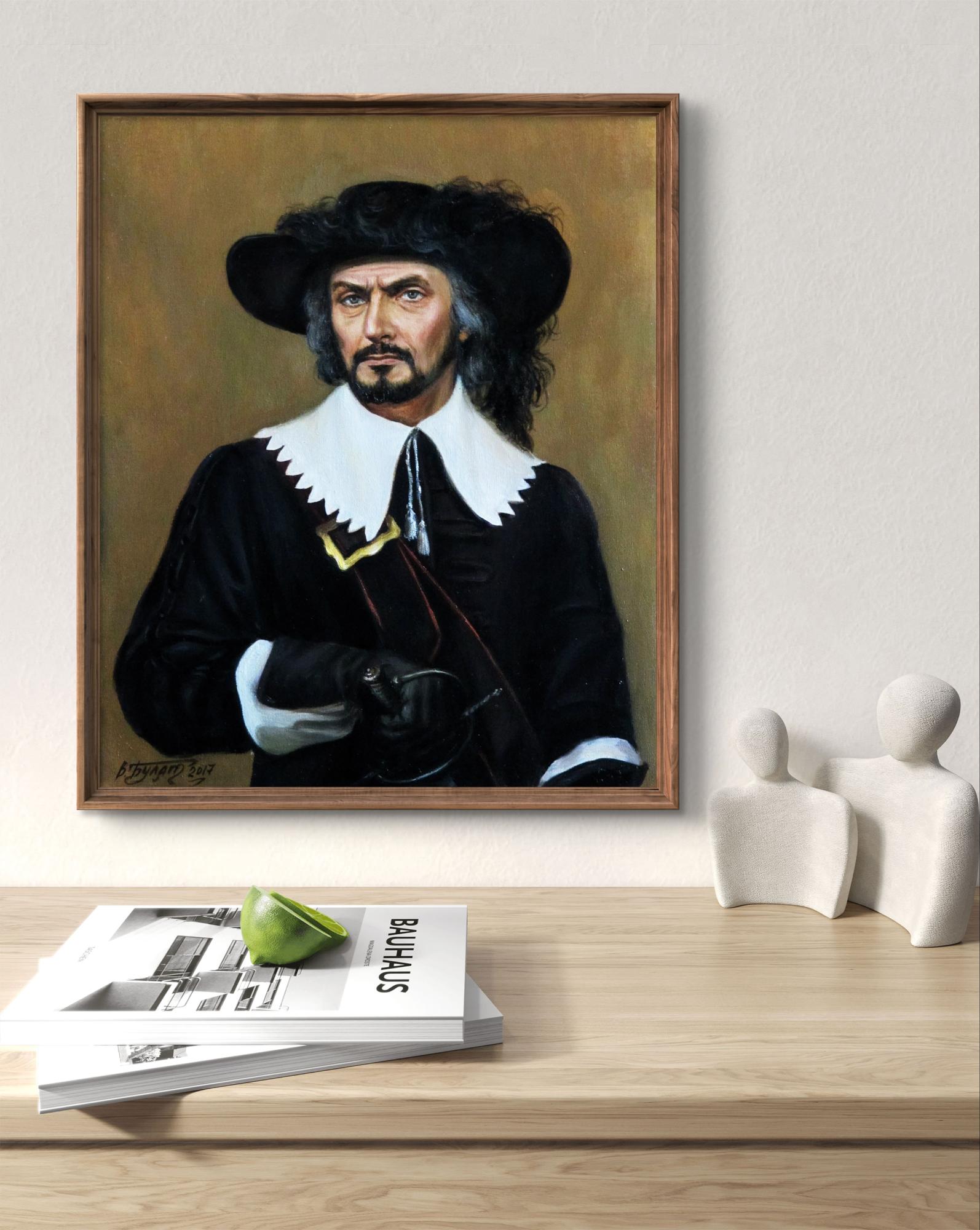 Framed portrait of Rochefort by Valeriy Bulat oil painting