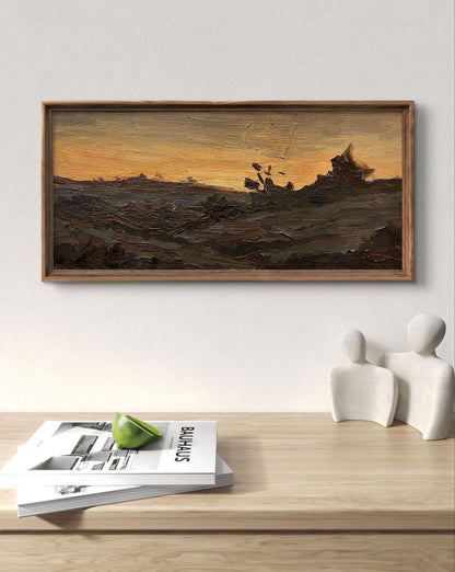 Oil painting In the West by Oleg Kravets impressionistic landscape