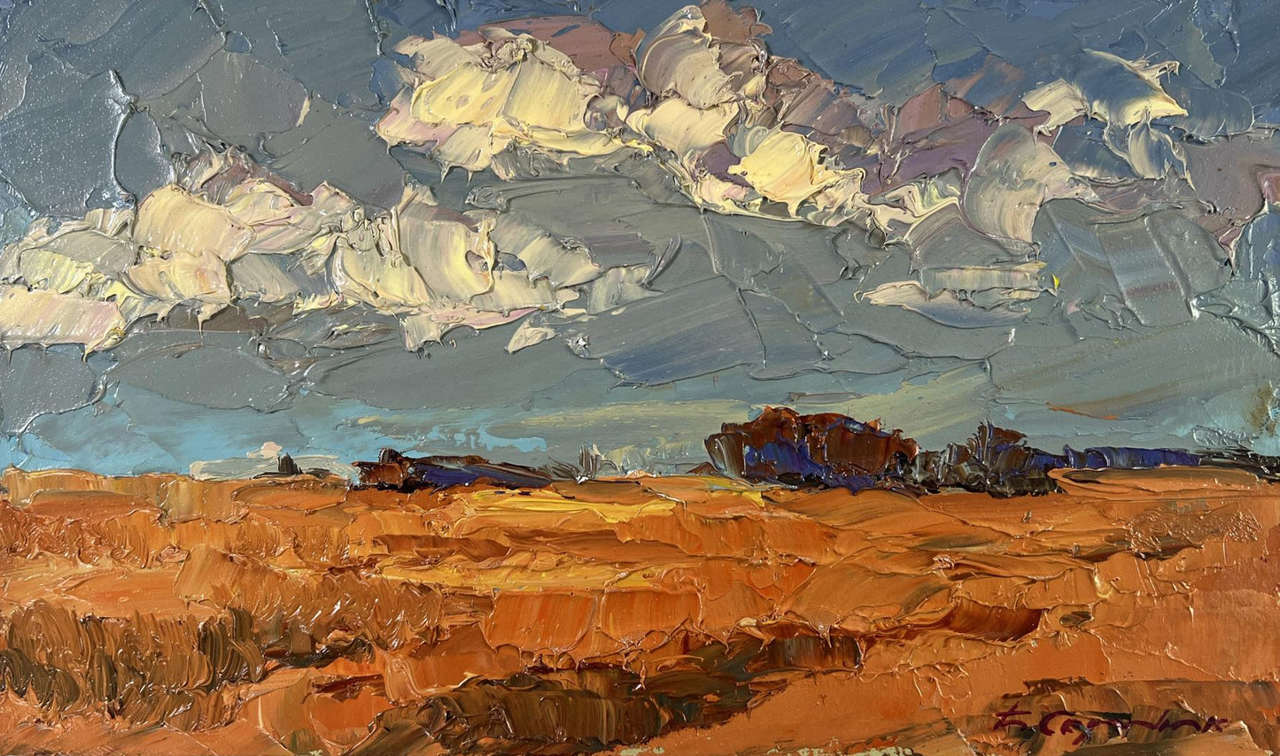 Oil painting Where there is bread there is a home by Boris Serdyuk