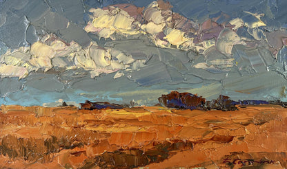 Oil painting Where there is bread there is a home by Boris Serdyuk
