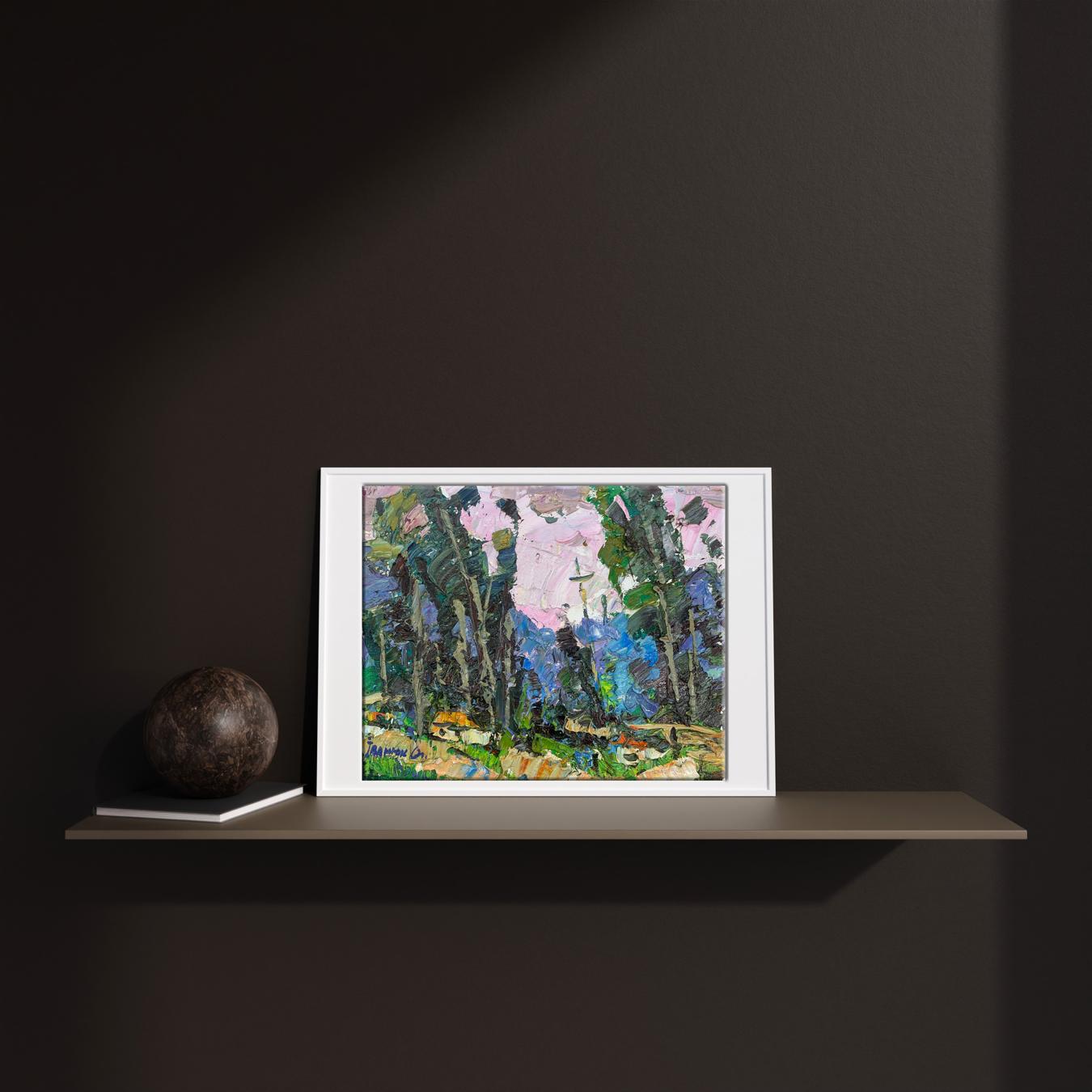 In this artwork, Ivanyuk captures the movement and sound of poplar trees