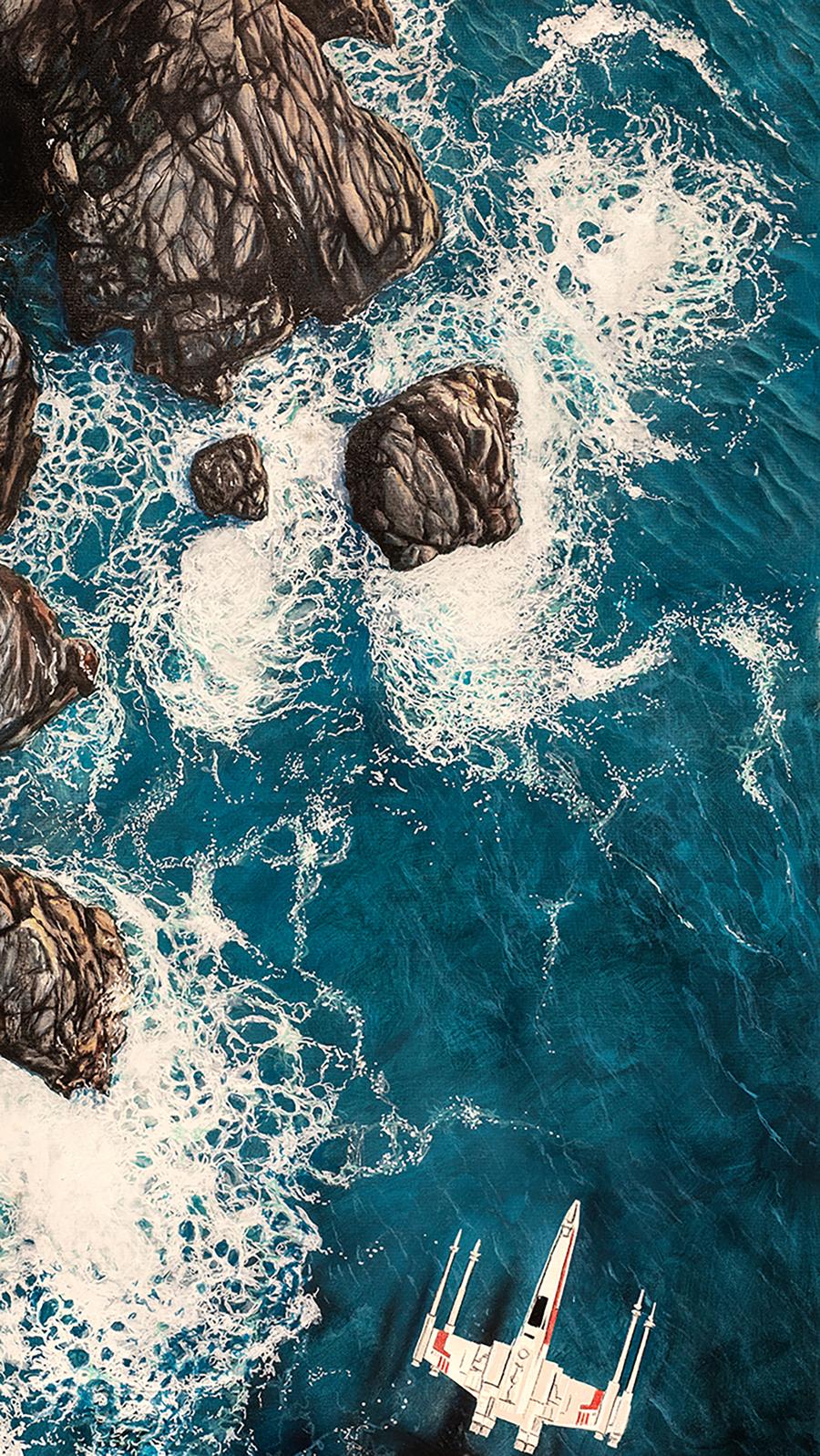 Acrylic painting Coast Guard Johannes Wessmark