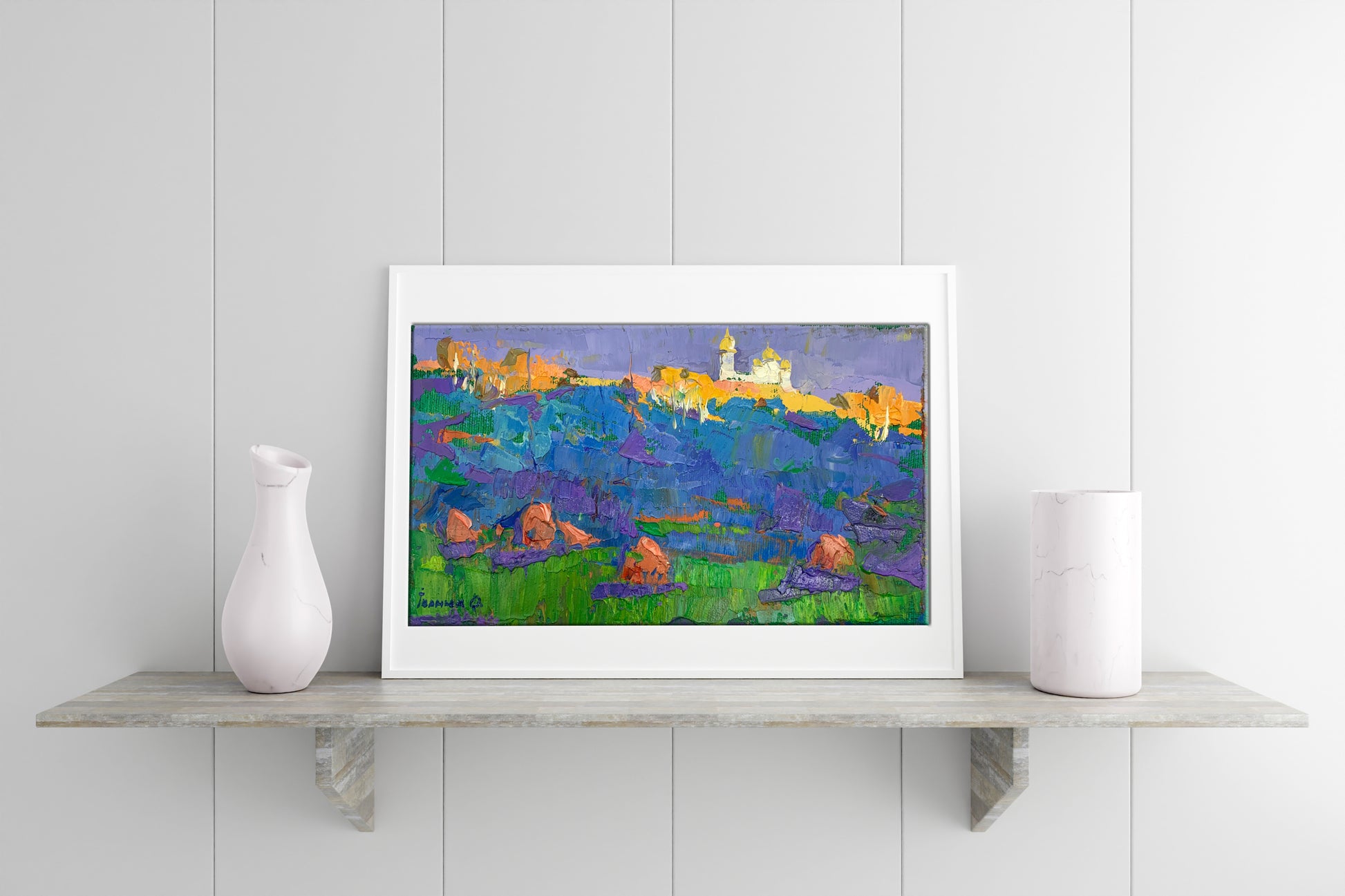 Evening Ray depicted in oil by Oksana Ivanyuk