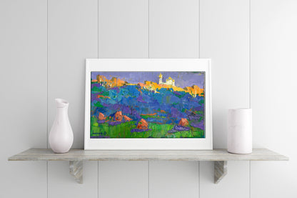 Evening Ray depicted in oil by Oksana Ivanyuk