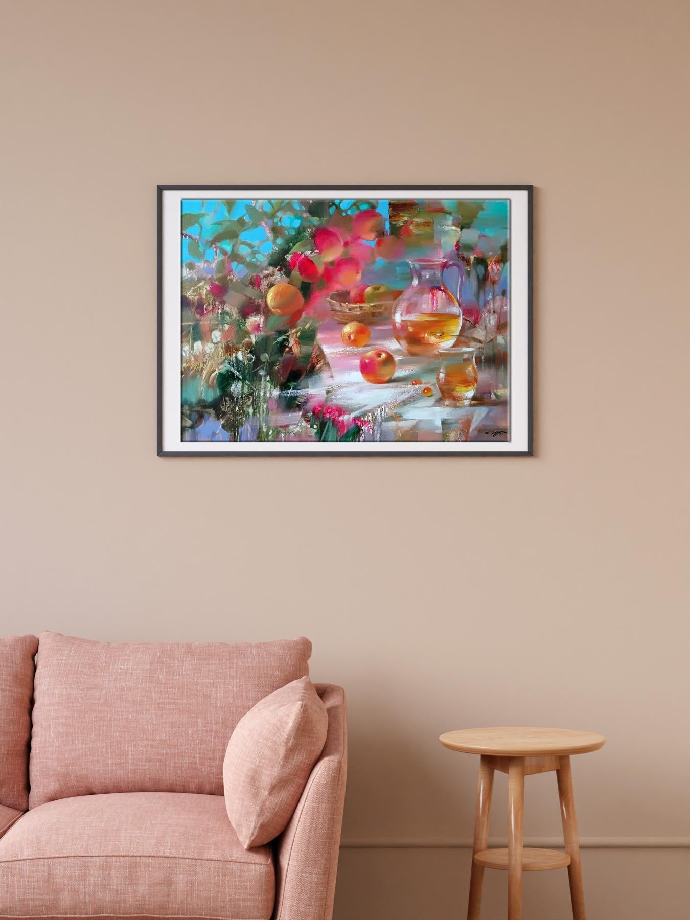 Abstract oil painting 
