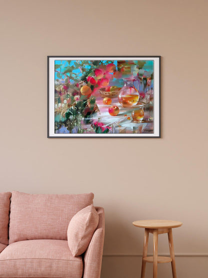 Abstract oil painting 