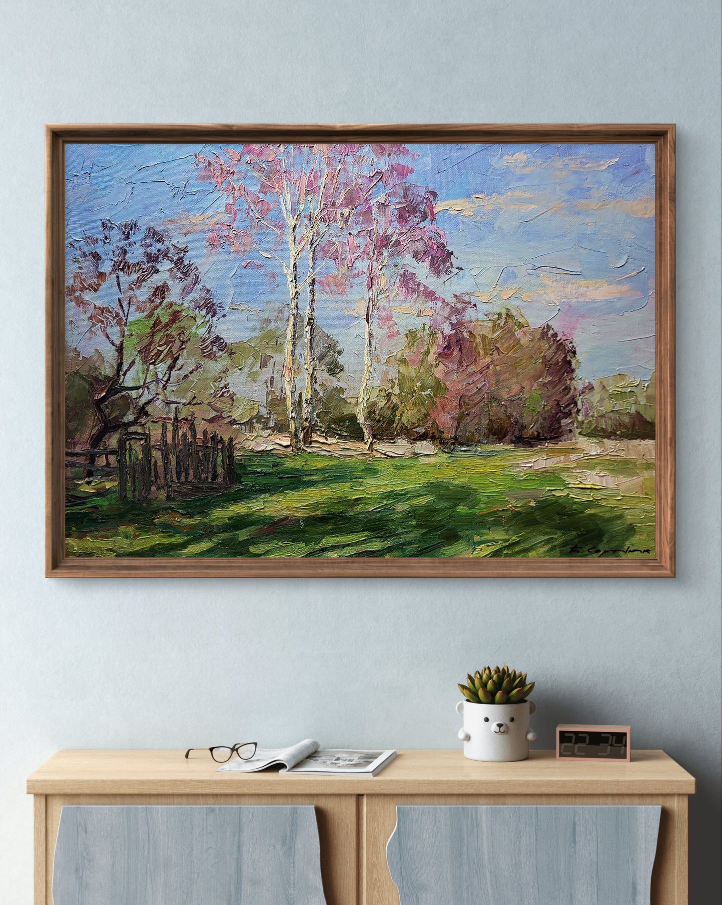 Oil painting Outskirts Serdyuk Boris Petrovich