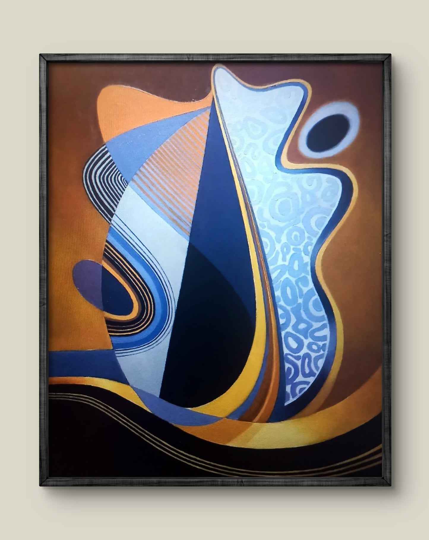 Oil painting Sail by Alexander Strashevich in dark frame