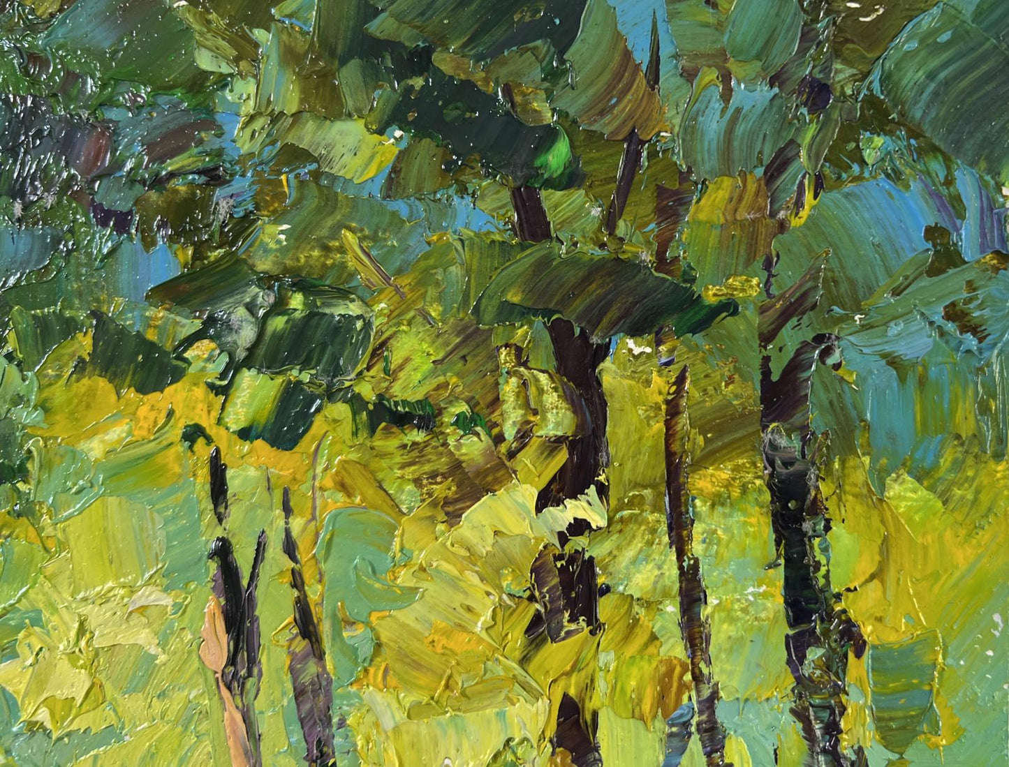 Vibrant impressionist oil painting The youth of nature by Boris Serdyuk
