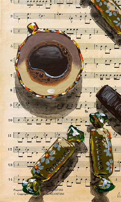 Acrylic painting Sweet Melody Olena Klimenko