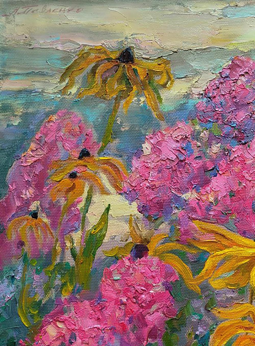 Vibrant impressionist oil painting The Color of Summer by Leonid Pavlenko