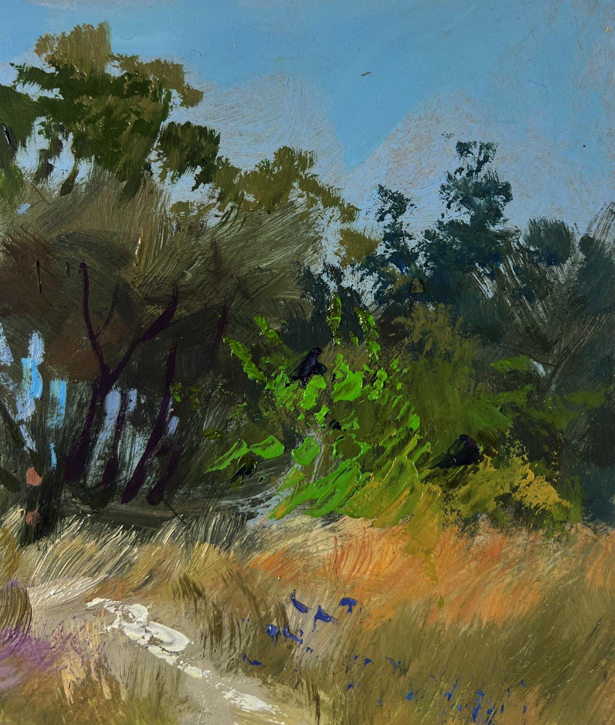 Joyful walks through the field oil painting by Yuriy Suprunchuk