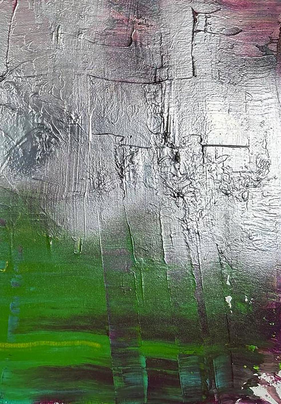 Abstract Mirror of the Soul acrylic painting by Olga Melezhik