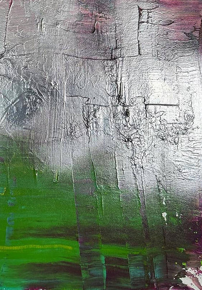 Abstract Mirror of the Soul acrylic painting by Olga Melezhik