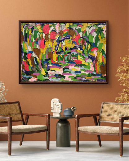 Abstract Oil painting autumn landscape Oleksiy Dakhnenko