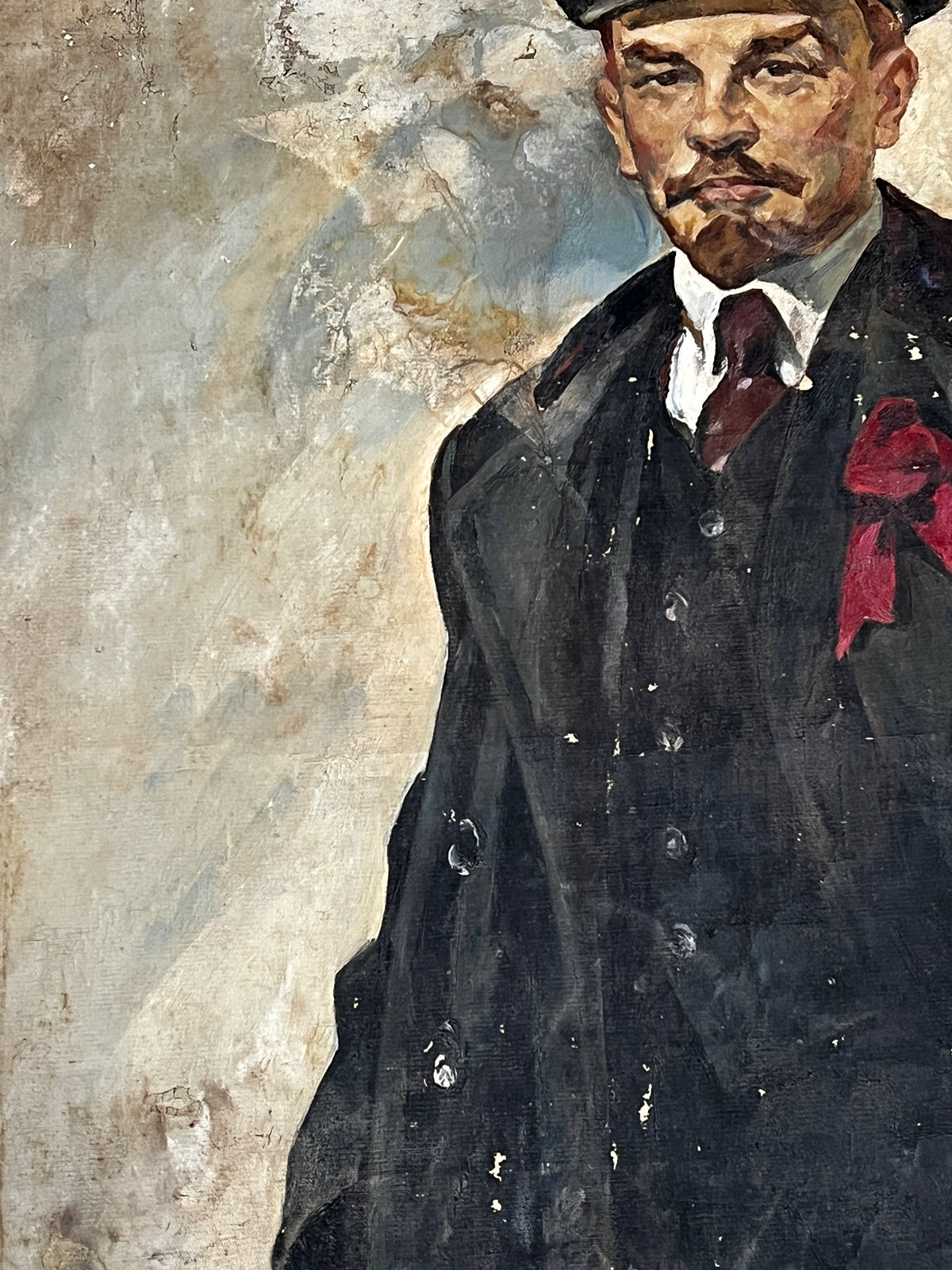 Oil painting Portrait of Lenin Konstantin Filatov