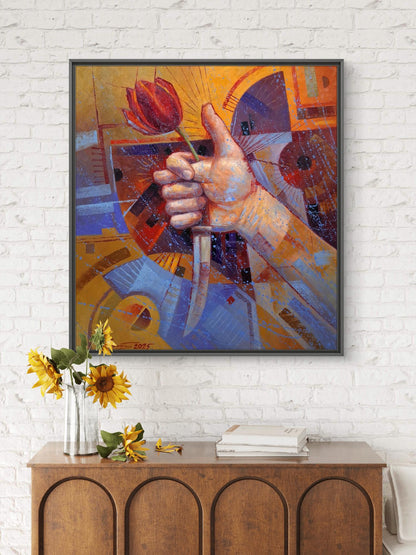 Oil painting Hand variability Sergey Voichenko