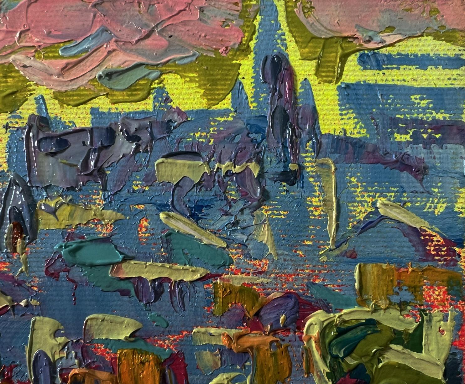 Vibrant Dynamics of the Solar City oil painting by Oleksiy Ivanyuk