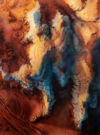 Acrylic painting Badlands With A View Johannes Wessmark