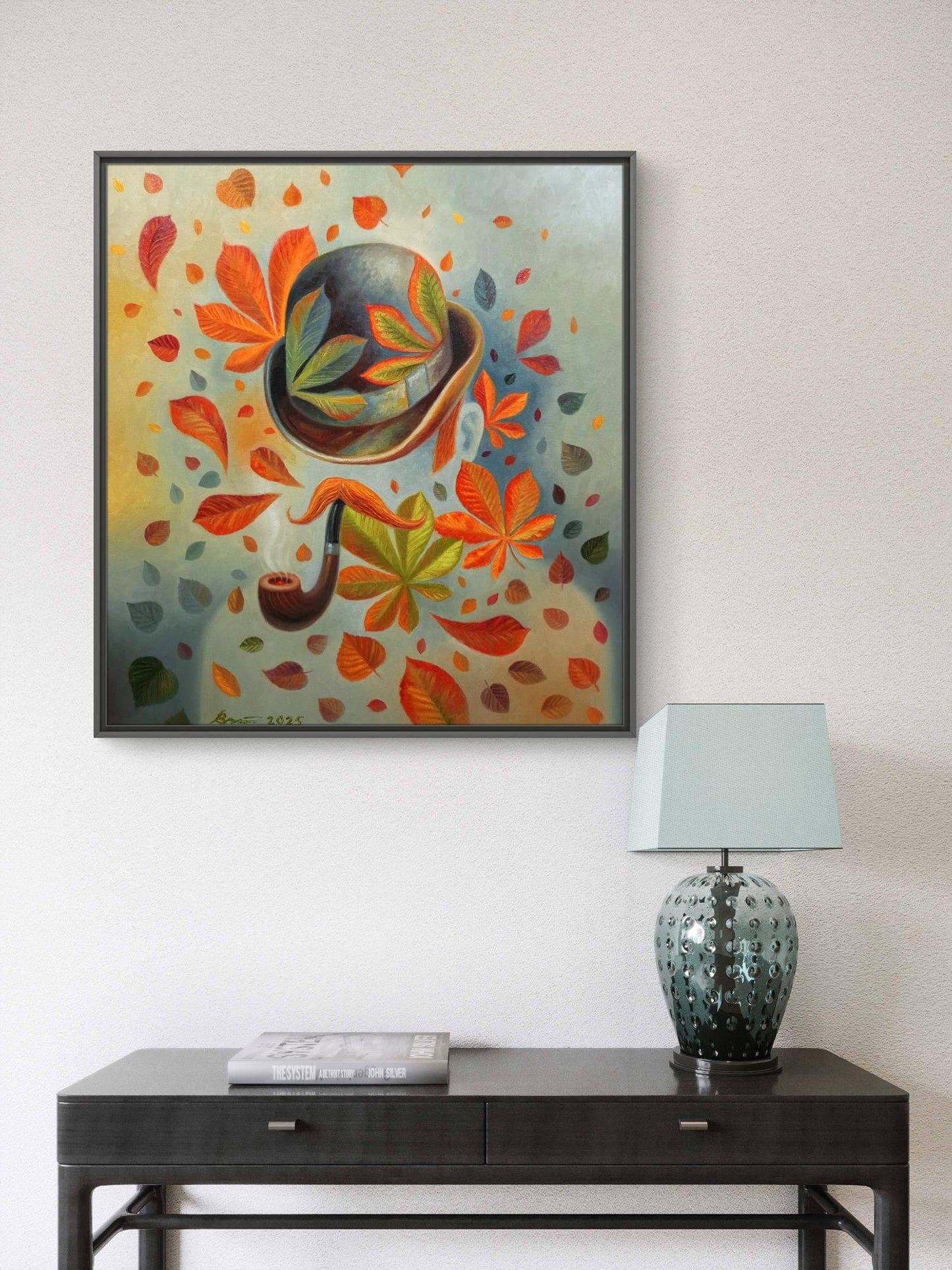 Oil painting Invisible Among the Foliage Sergey Voichenko