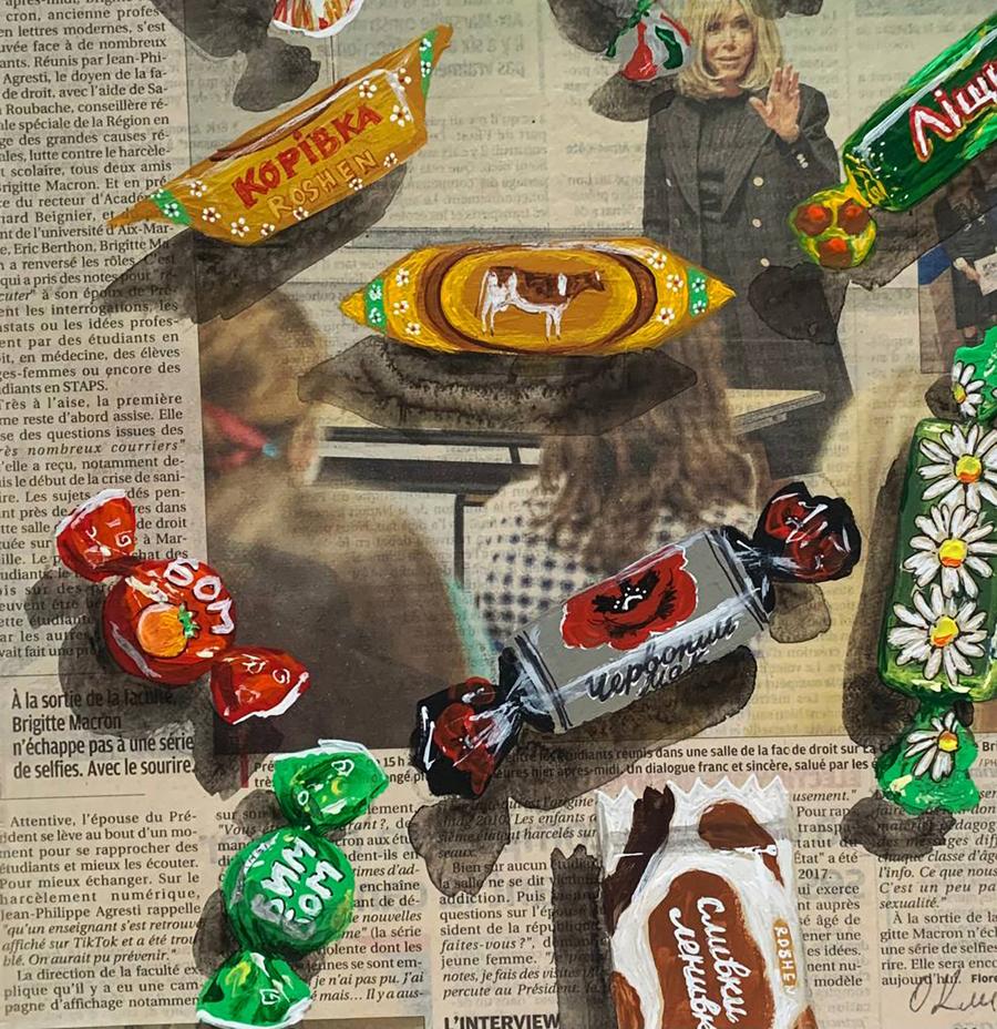 Acrylic painting Sweet Melody Olena Klimenko