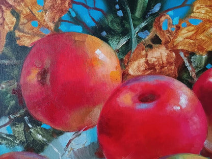 Abstract oil painting Apples On The Snow Anatoly Tarabanov