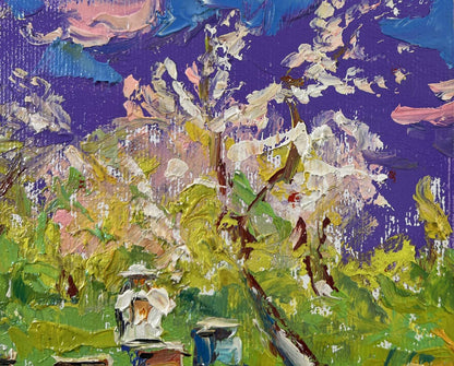 Vibrant impressionist oil painting Breath of Spring by Oleksiy Ivanyuk