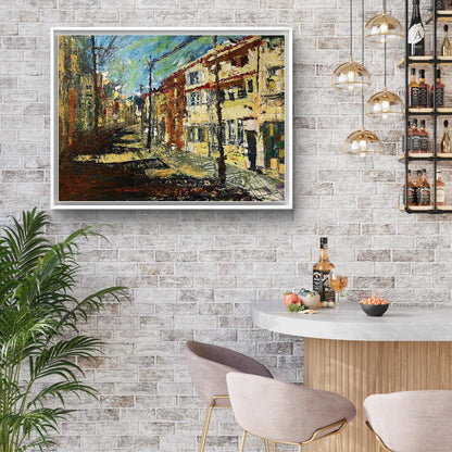 Oil painting City Street in Rio de Janeiro Serhiy Kovalev