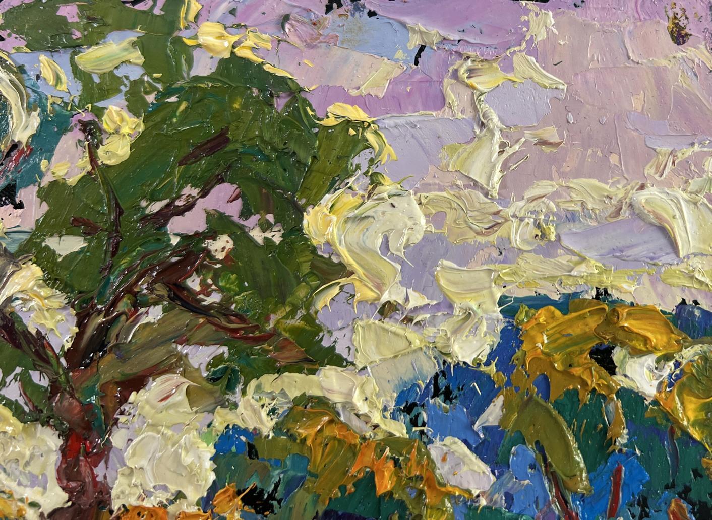 Vibrant impressionist oil painting Warmth in the heart of the heat by Oleksiy Ivanyuk