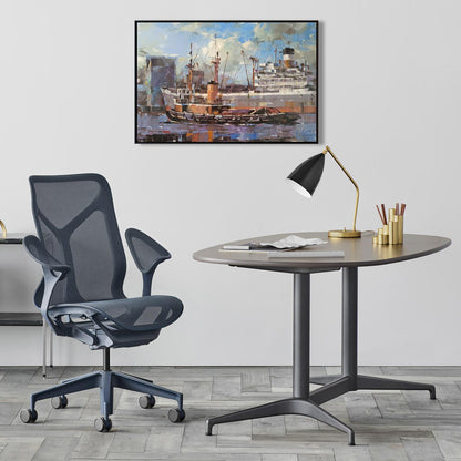 Dark gray mesh ergonomic office chair with adjustable armrests