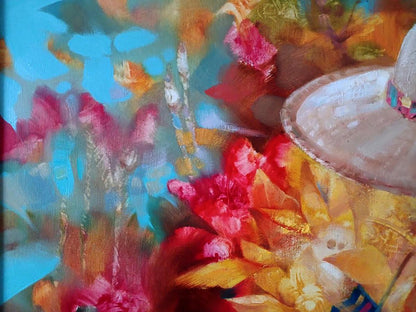 Abstract oil painting Autumn still life Anatoly Tarabanov