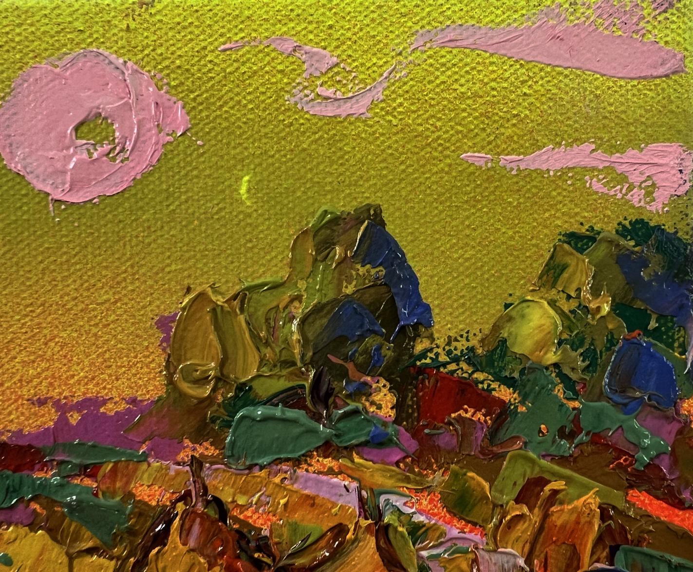 Vibrant impressionist oil painting The setting of the sun by Oleksiy Ivanyuk