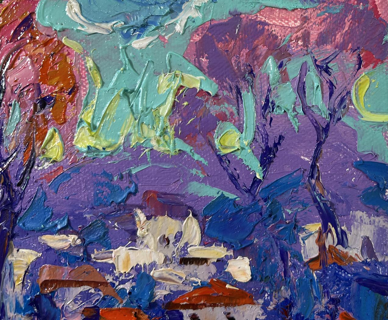 Vibrant Morning in the Village oil painting by Oleksiy Ivanyuk
