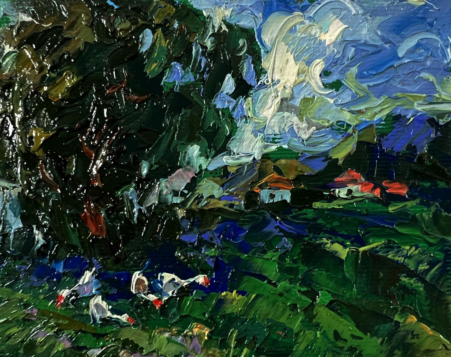Vibrant impressionist oil painting Before the Storm by Oleksiy Ivanyuk
